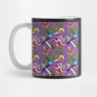 Botanist's Deadly Plants and Mushrooms Purple Mug